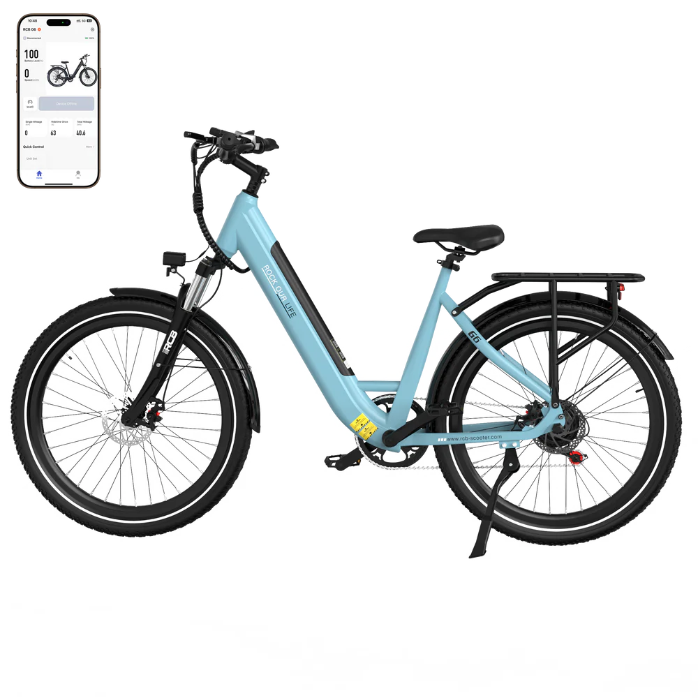 RCB G6 Electric Bike 10.4Ah 250W 50-90kM Range £749.99!