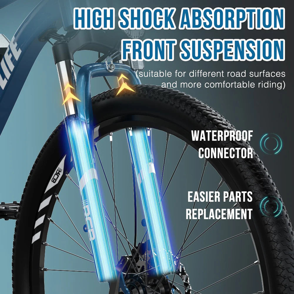 RCB RK15 Electric Bicycle 36v 12Ah / 250W 35-90 KM RANGE