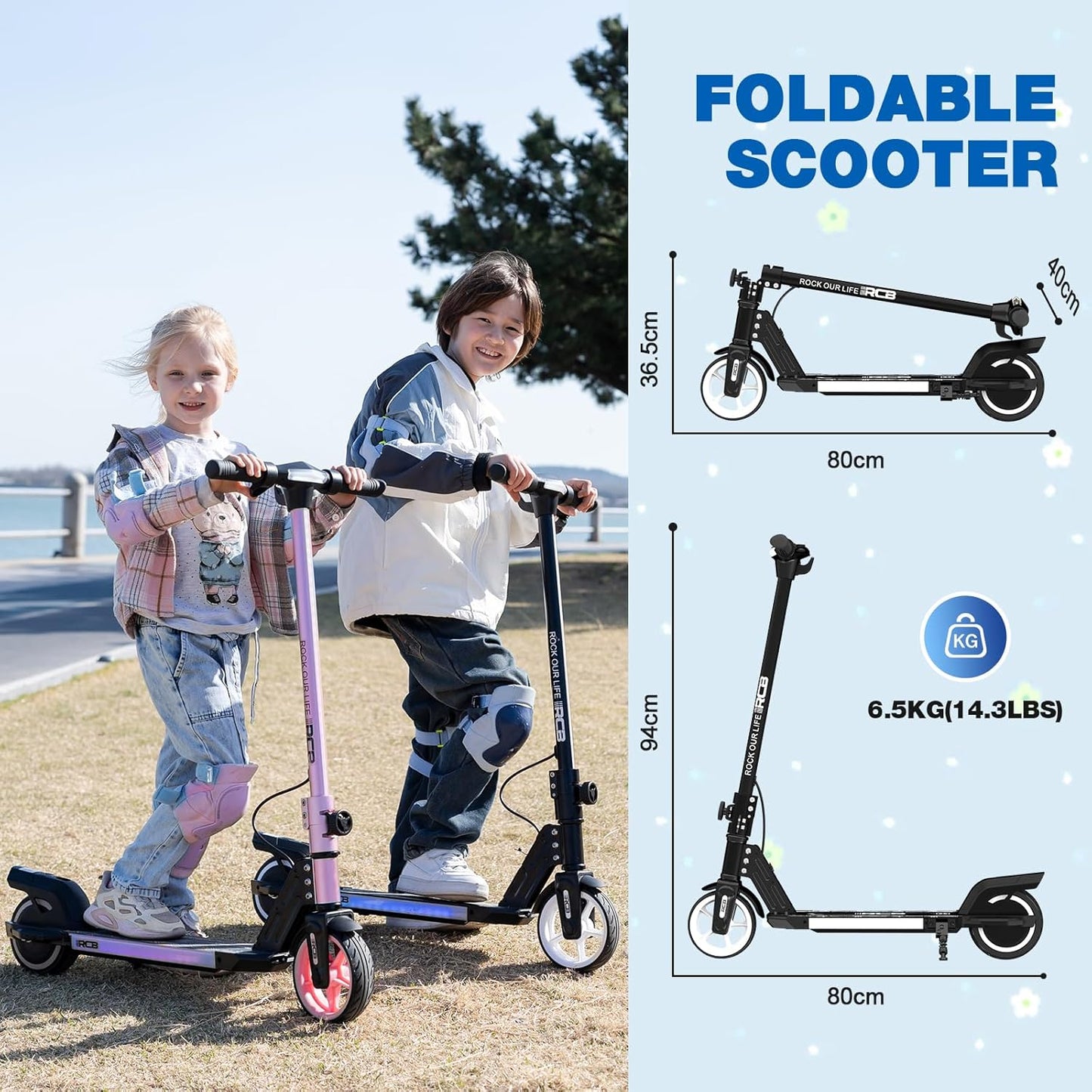 RCB R12 KIDS ELECTRIC SCOOTER £149.99 FREE DELIVERY!