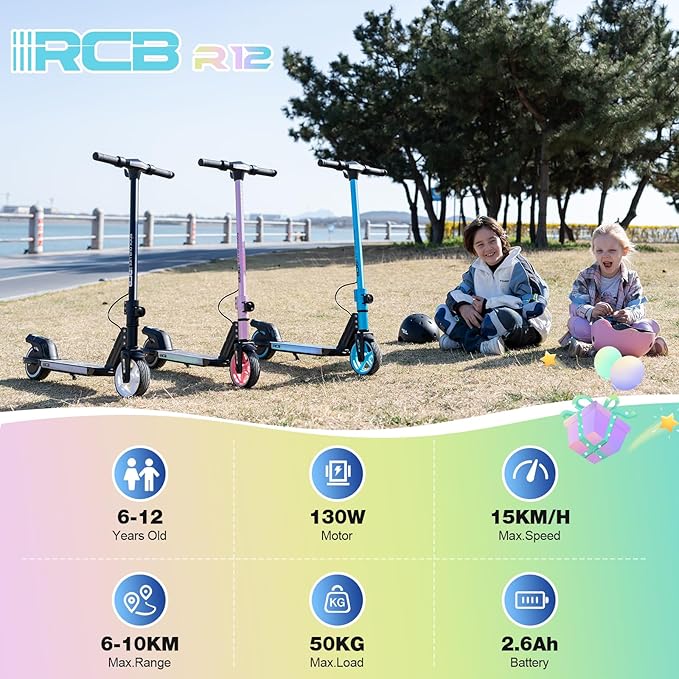 RCB R12 KIDS ELECTRIC SCOOTER £149.99 FREE DELIVERY!