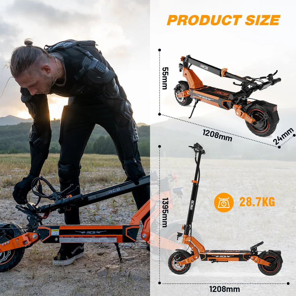 RCB D7 PRO ELECTRIC SCOOTER 48V/27AH £549.99 FREE DELIVERY