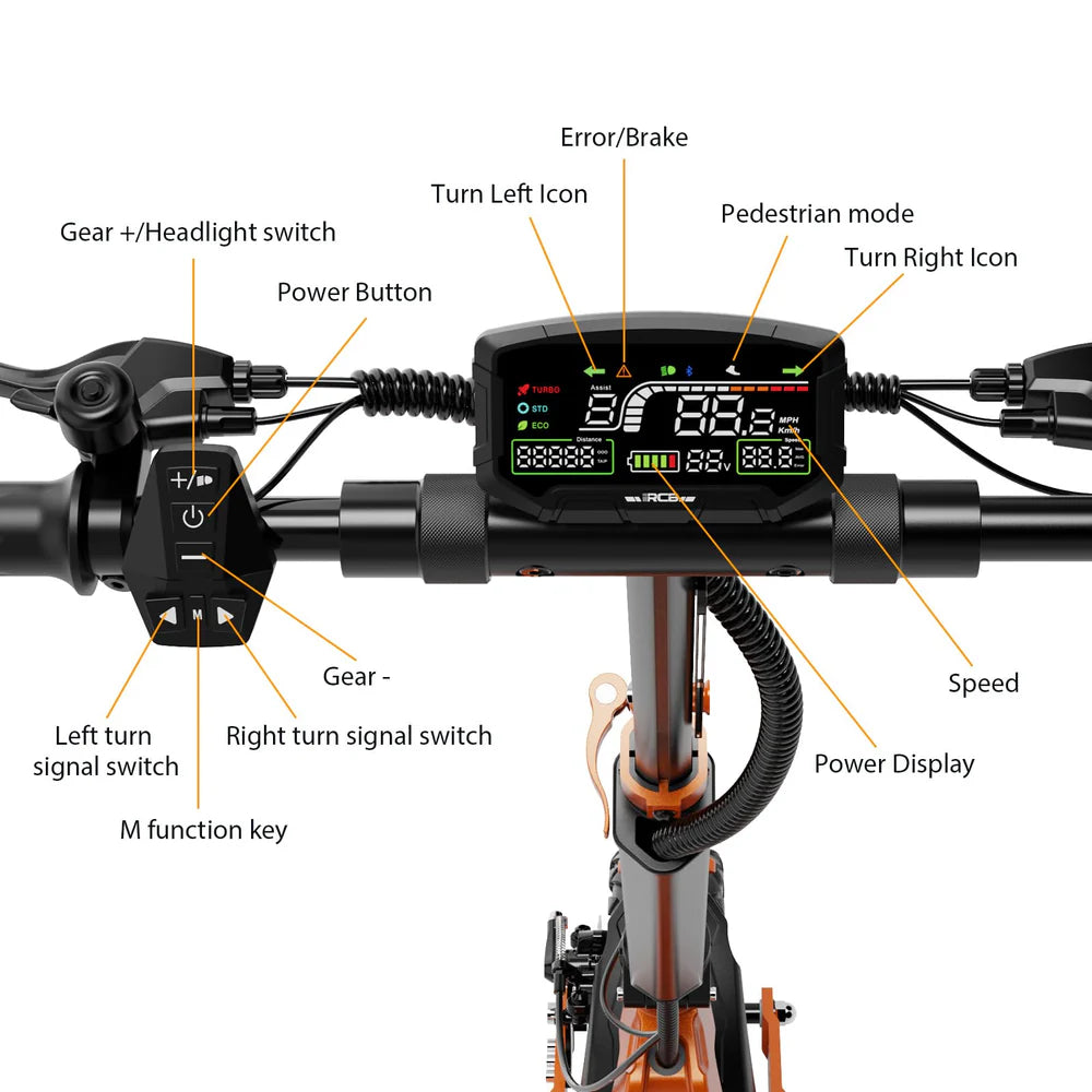RCB D7 PRO ELECTRIC SCOOTER 48V/27AH £549.99 FREE DELIVERY