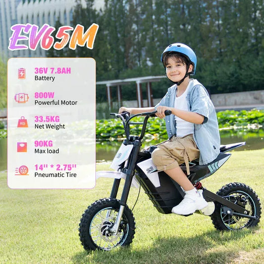 Evercross EV65M Kids E-Dirtbike 6/12/19 MPH 3 Modes