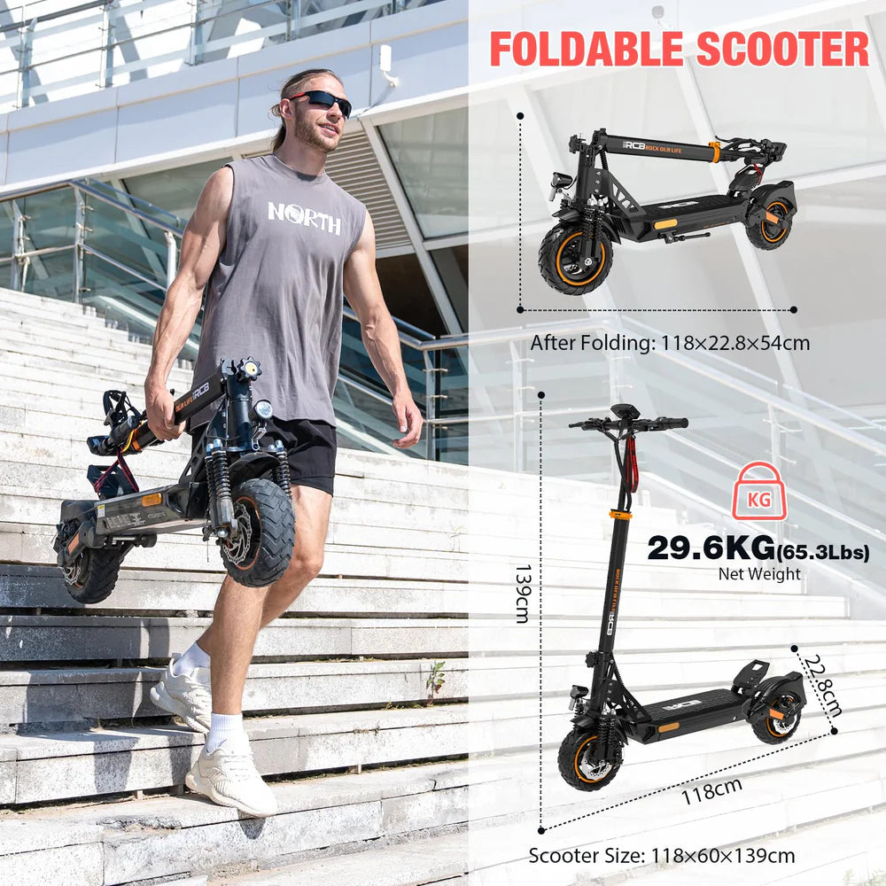 RCB D5 PRO ELECTRIC SCOOTER 48V/27AH £499.99 FREE DELIVERY