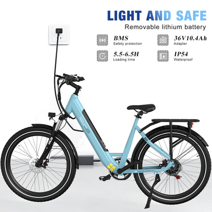 RCB G6 Electric Bike 10.4Ah 250W 50-90kM Range £749.99!