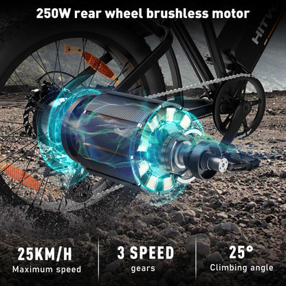 Hitway BK29 250W 45-80Km Range 48v 15ah