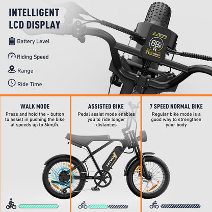 Hitway BK29 250W 45-80Km Range 48v 15ah